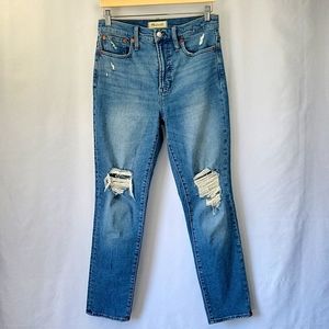 Madewell The Perfect Vintage Jean Distressed Lt. Wash Size 26